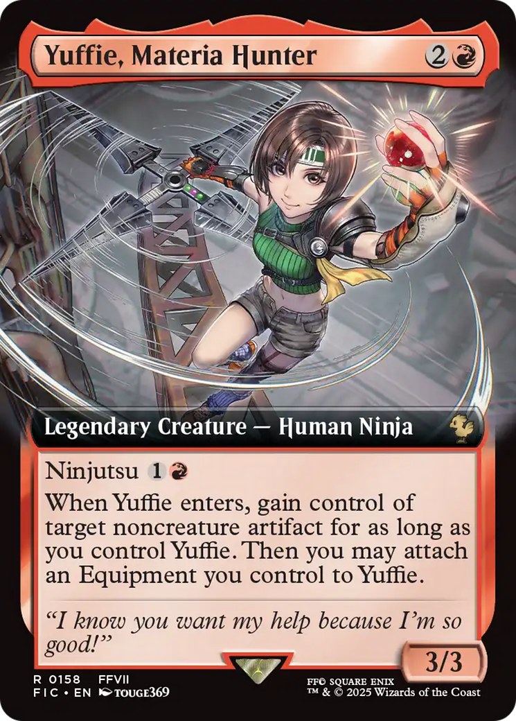 Yuffie, Materia Hunter (Extended Art) [FINAL FANTASY Commander] | Exor Games New Glasgow