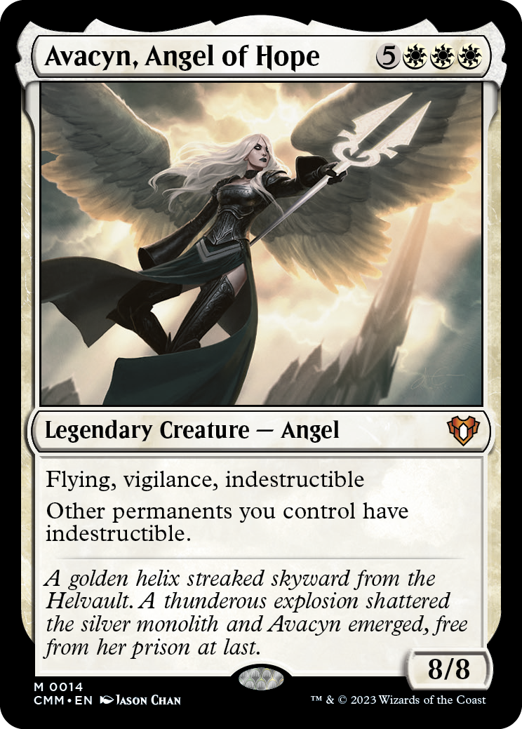 Avacyn, Angel of Hope [Commander Masters] | Exor Games New Glasgow