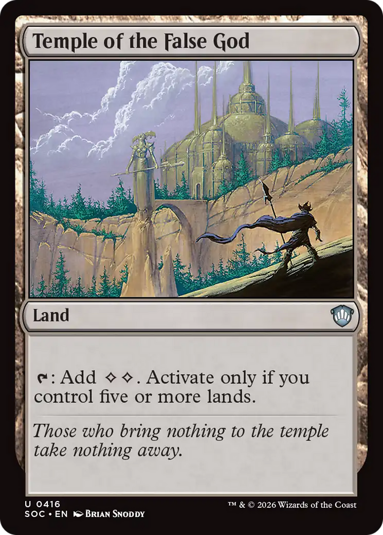 Temple of the False God [Secrets of Strixhaven Commander] | Exor Games New Glasgow