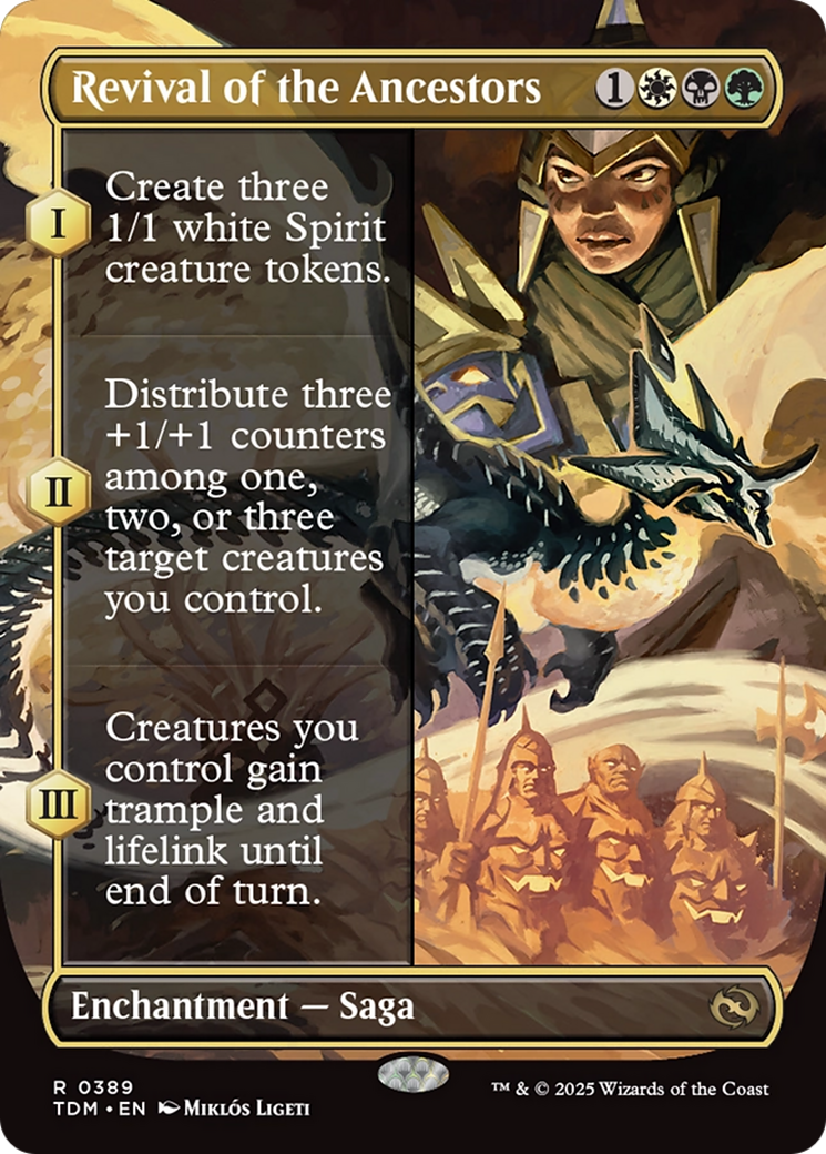 Revival of the Ancestors (Borderless) [Tarkir: Dragonstorm] | Exor Games New Glasgow
