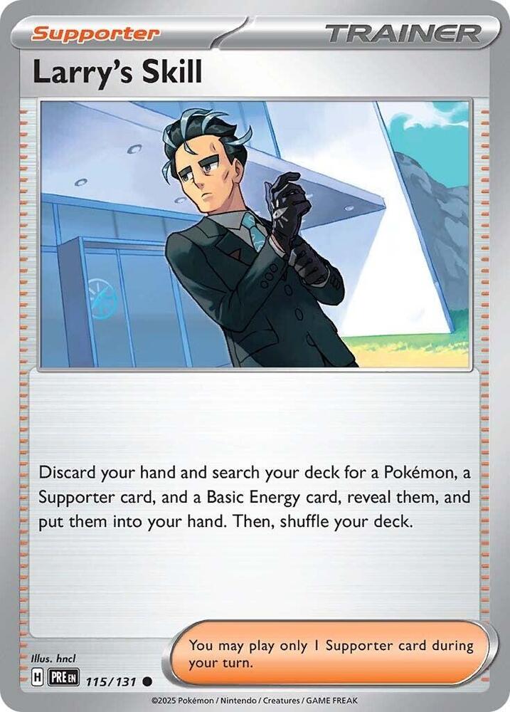 Larry's Skill (115/131) [Scarlet & Violet: Prismatic Evolutions] | Exor Games New Glasgow