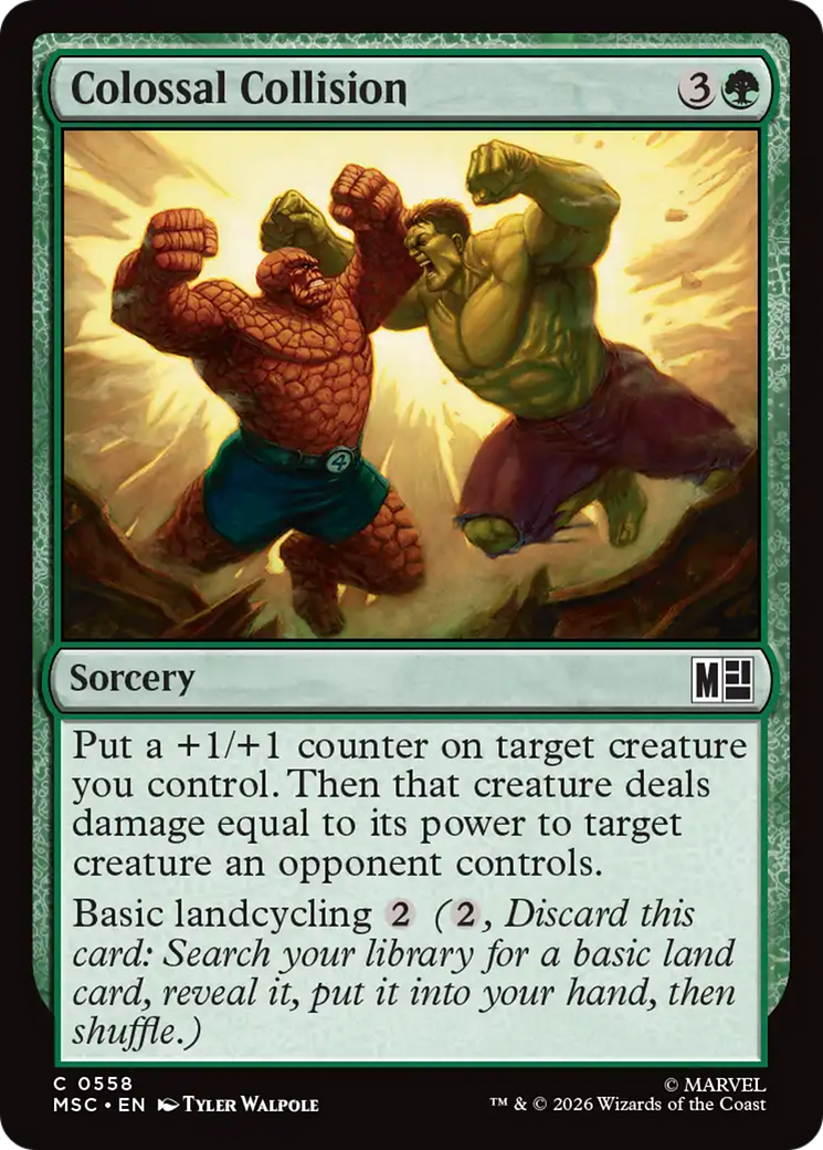 Colossal Collision [Marvel Super Heroes Commander] | Exor Games New Glasgow