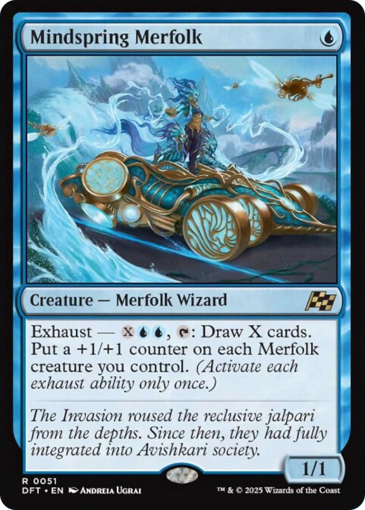 Mindspring Merfolk [Aetherdrift] | Exor Games New Glasgow