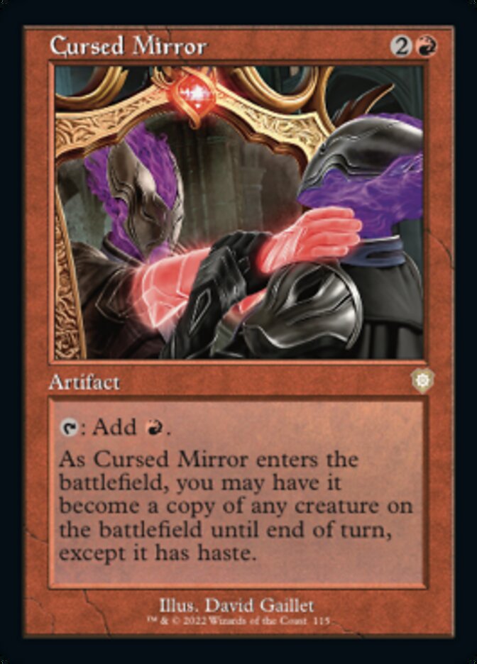 Cursed Mirror (Retro) [The Brothers' War Commander] | Exor Games New Glasgow