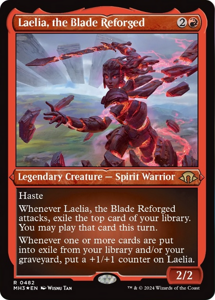 Laelia, the Blade Reforged (Foil Etched) [Modern Horizons 3] | Exor Games New Glasgow