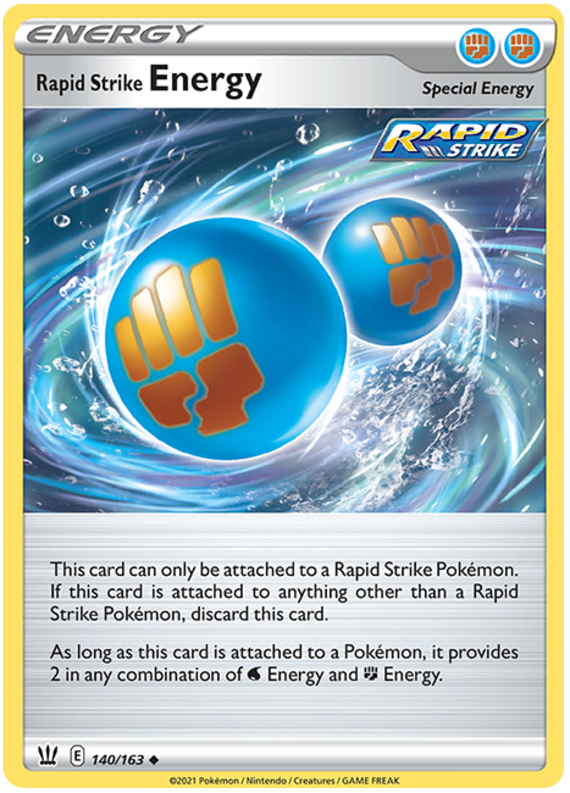 Rapid Strike Energy (140/163) [Sword & Shield: Battle Styles] | Exor Games New Glasgow