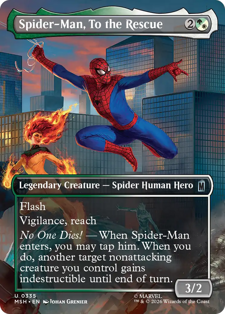 Spider-Man, To the Rescue (Borderless) [Marvel Super Heroes] | Exor Games New Glasgow