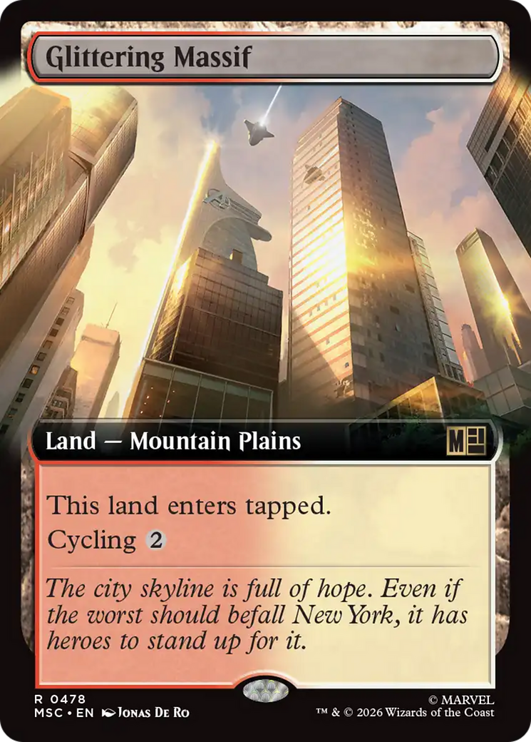 Glittering Massif (Extended Art) [Marvel Super Heroes Commander] | Exor Games New Glasgow