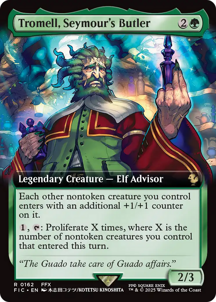 Tromell, Seymour's Butler (Extended Art) [FINAL FANTASY Commander] | Exor Games New Glasgow