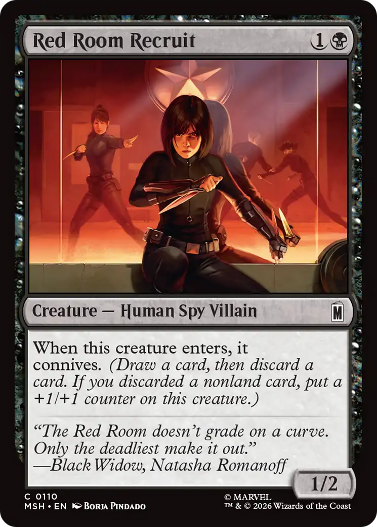 Red Room Recruit [Marvel Super Heroes] | Exor Games New Glasgow