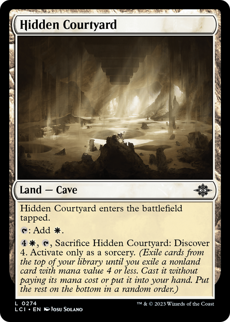 Hidden Courtyard [The Lost Caverns of Ixalan] | Exor Games New Glasgow