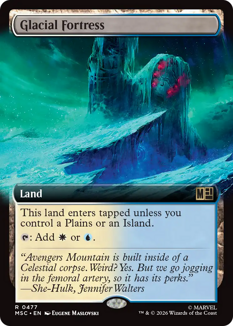 Glacial Fortress (Extended Art) [Marvel Super Heroes Commander] | Exor Games New Glasgow