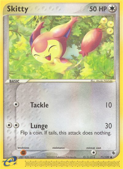 Skitty (71/109) [EX: Ruby & Sapphire] | Exor Games New Glasgow