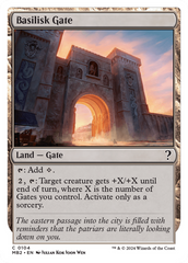 Basilisk Gate (White Border) [Mystery Booster 2] | Exor Games New Glasgow