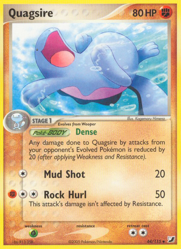 Quagsire (44/115) [EX: Unseen Forces] | Exor Games New Glasgow