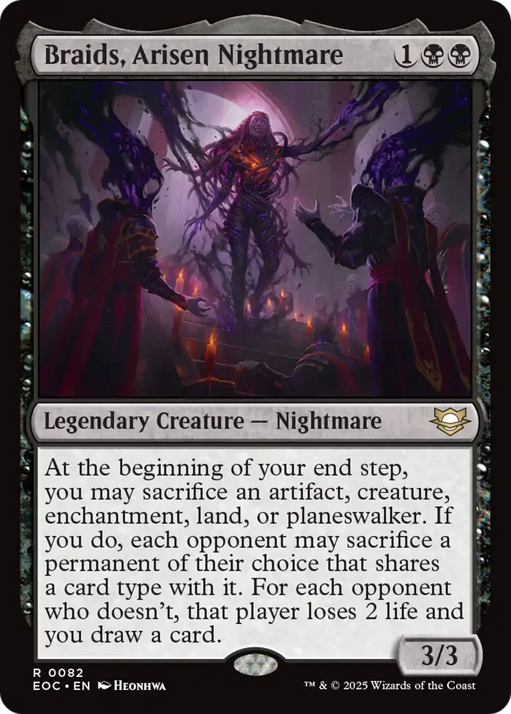 Braids, Arisen Nightmare [Edge of Eternities Commander] | Exor Games New Glasgow