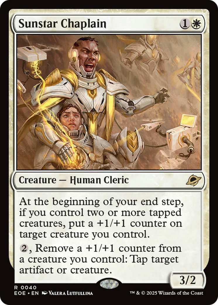 Sunstar Chaplain [Edge of Eternities] | Exor Games New Glasgow