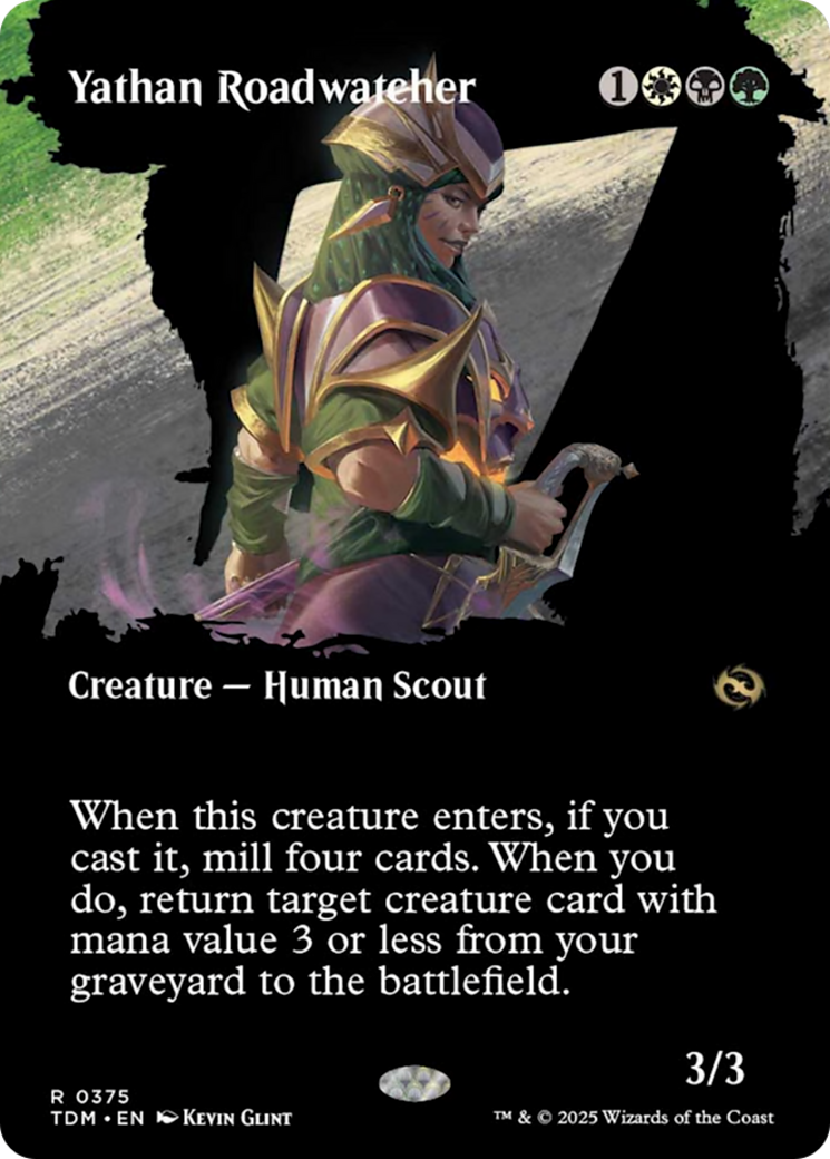 Yathan Roadwatcher (Borderless) [Tarkir: Dragonstorm] | Exor Games New Glasgow
