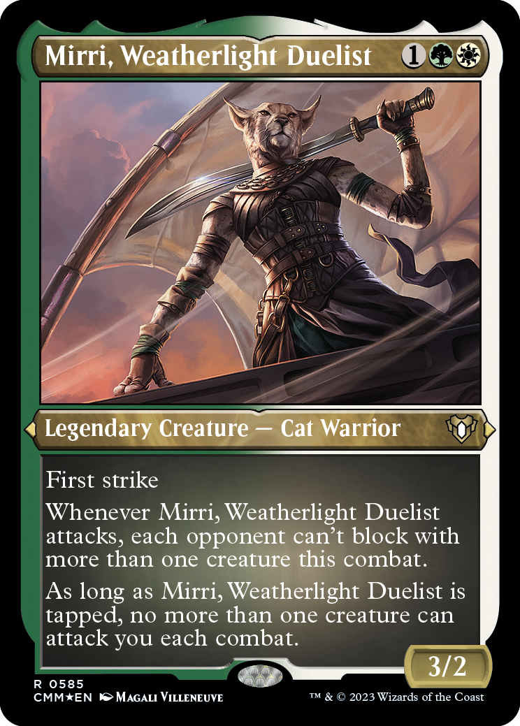 Mirri, Weatherlight Duelist (Foil Etched) [Commander Masters] | Exor Games New Glasgow