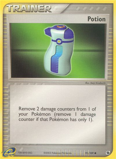Potion (91/109) [EX: Ruby & Sapphire] | Exor Games New Glasgow