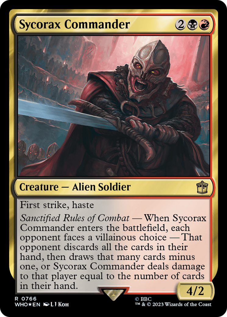 Sycorax Commander (Surge Foil) [Doctor Who] | Exor Games New Glasgow