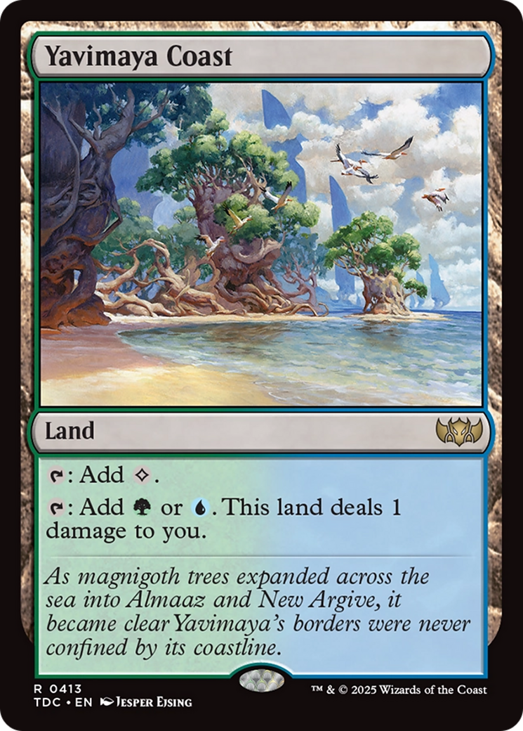 Yavimaya Coast [Tarkir: Dragonstorm Commander] | Exor Games New Glasgow