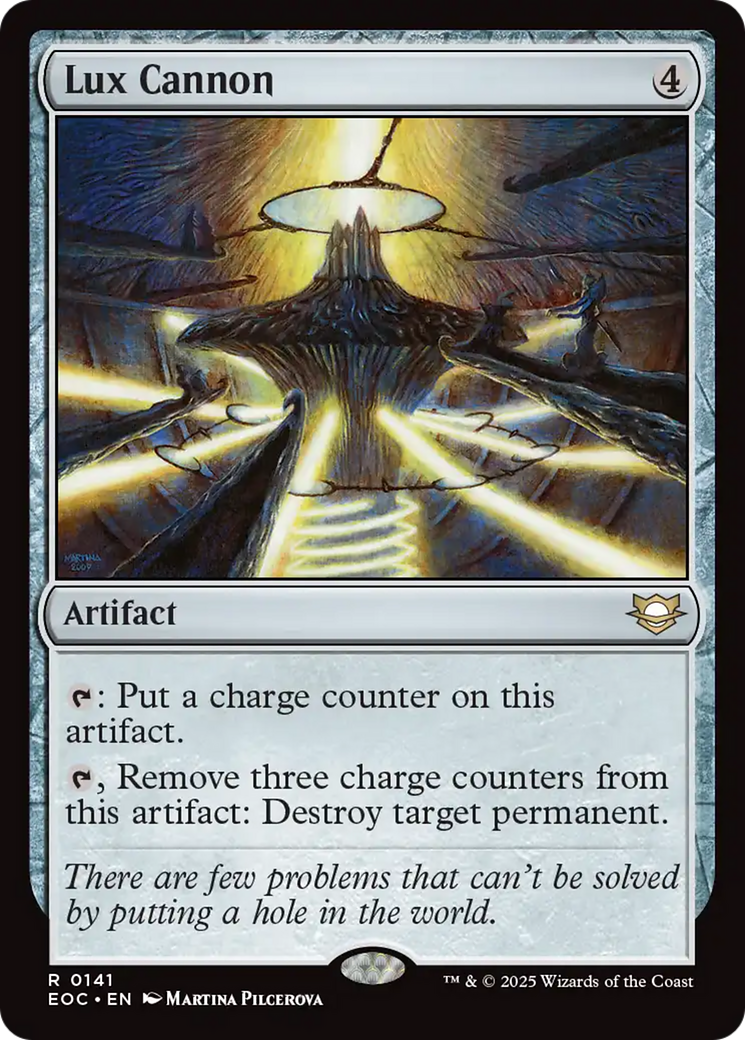 Lux Cannon [Edge of Eternities Commander] | Exor Games New Glasgow