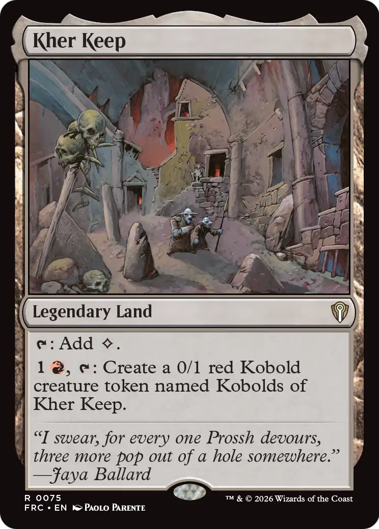 Kher Keep [Reality Fracture Commander] | Exor Games New Glasgow
