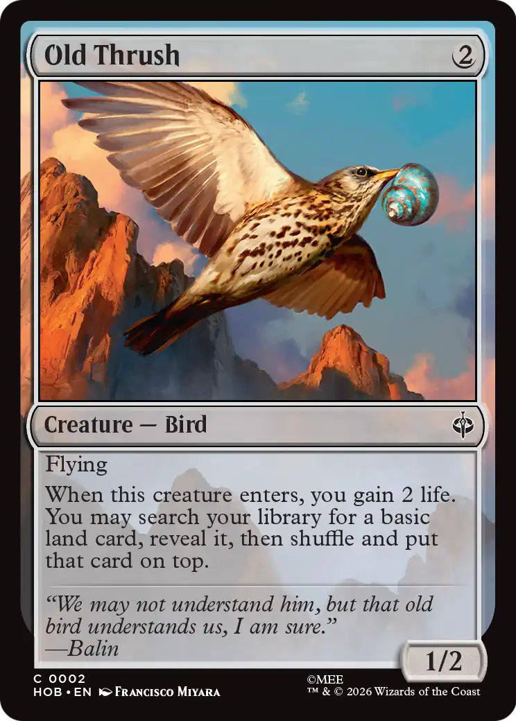 Old Thrush [The Hobbit] | Exor Games New Glasgow