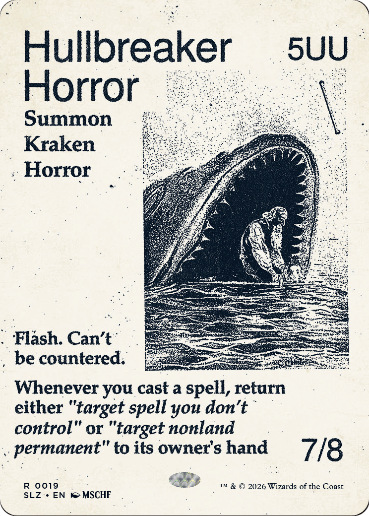 Hullbreaker Horror (0019) [Secret Lair x MSCHF: The Zeta Set] | Exor Games New Glasgow