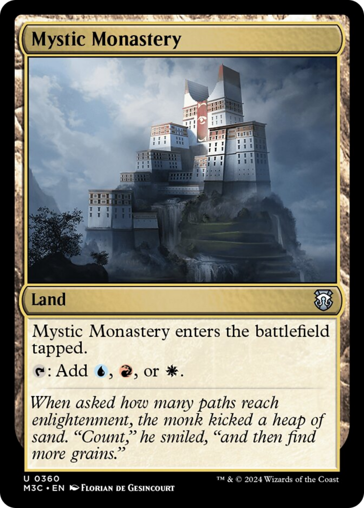 Mystic Monastery (Ripple Foil) [Modern Horizons 3 Commander] | Exor Games New Glasgow