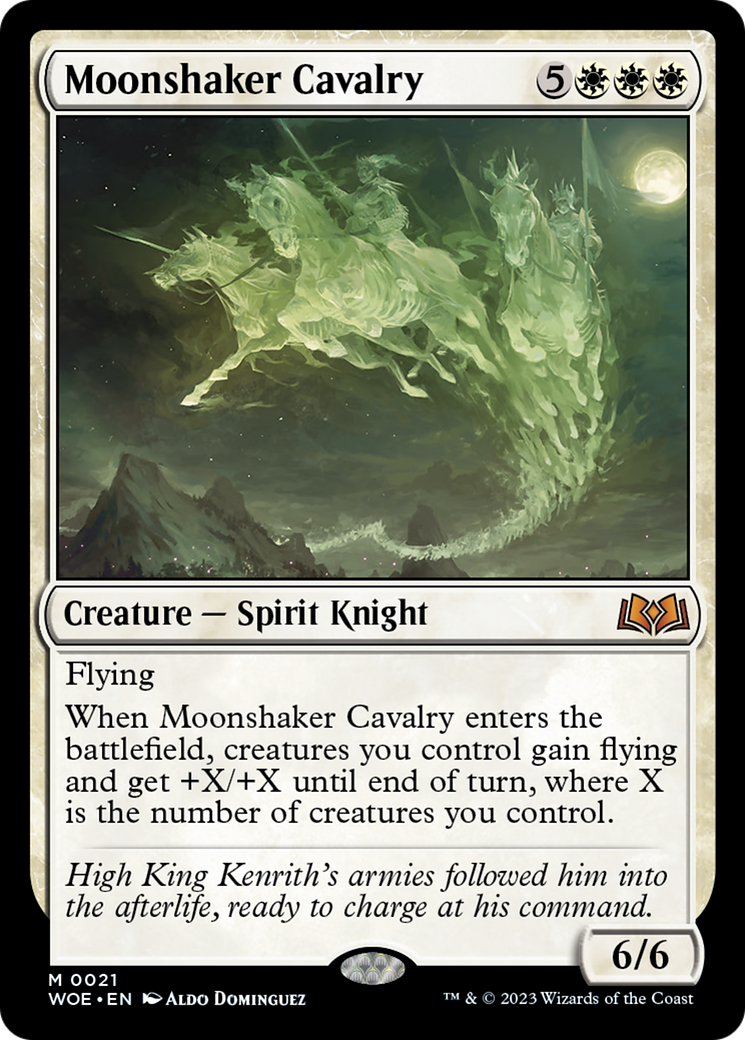 Moonshaker Cavalry [Wilds of Eldraine] | Exor Games New Glasgow