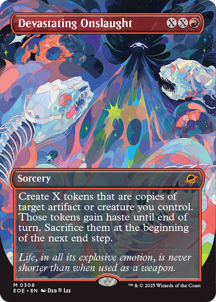 Devastating Onslaught (Borderless) [Edge of Eternities] | Exor Games New Glasgow
