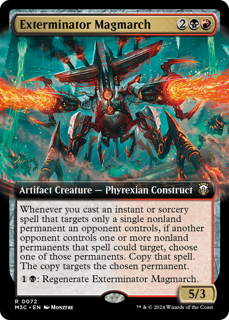 Exterminator Magmarch (Extended Art) [Modern Horizons 3 Commander] | Exor Games New Glasgow