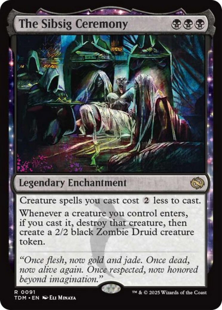 The Sibsig Ceremony [Tarkir: Dragonstorm] | Exor Games New Glasgow