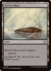 Barren Moor [Duskmourn: House of Horror Commander] | Exor Games New Glasgow