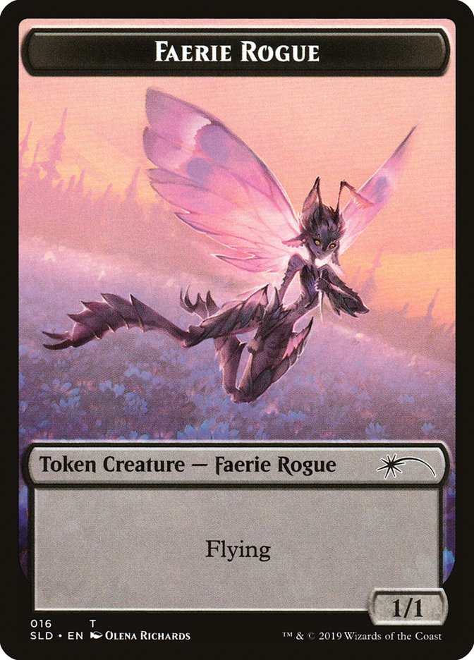 Faerie Rogue Token (016) [Secret Lair Drop Series] | Exor Games New Glasgow