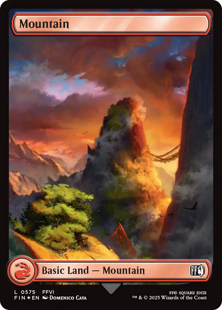 Mountain (0575) (Surge Foil) [FINAL FANTASY] | Exor Games New Glasgow