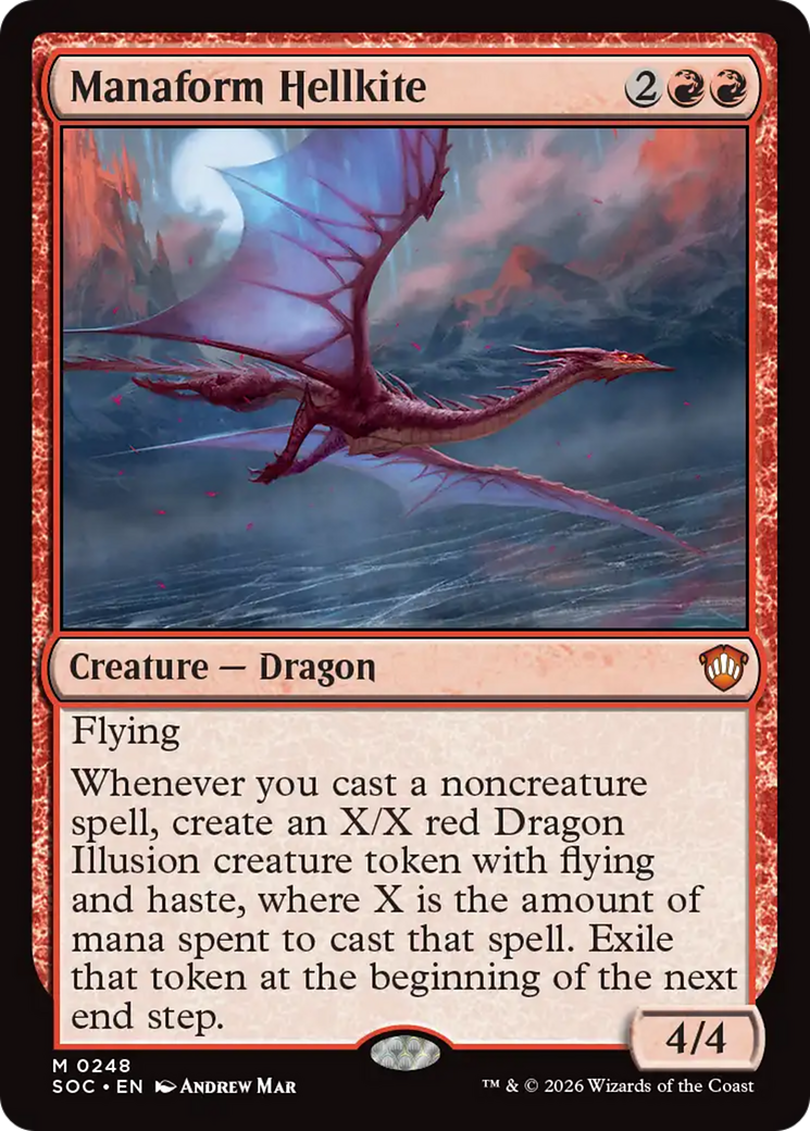 Manaform Hellkite [Secrets of Strixhaven Commander] | Exor Games New Glasgow
