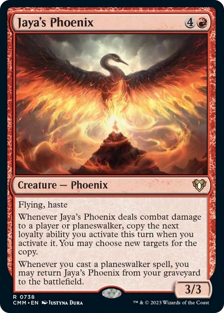 Jaya's Phoenix [Commander Masters] | Exor Games New Glasgow