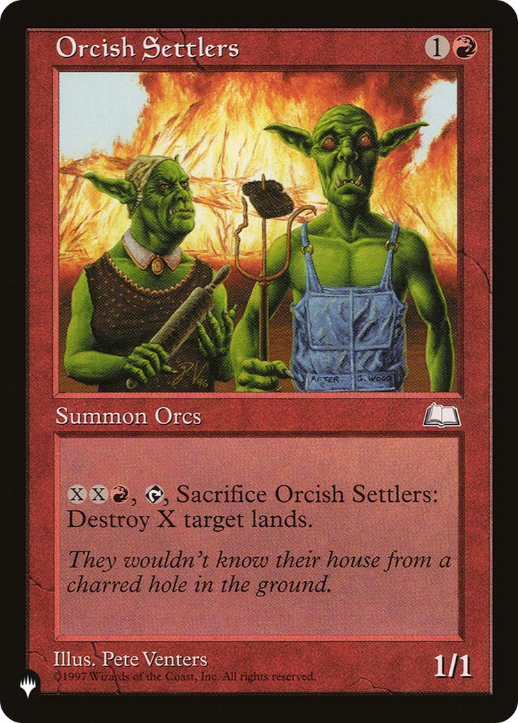 Orcish Settlers [The List Reprints] | Exor Games New Glasgow