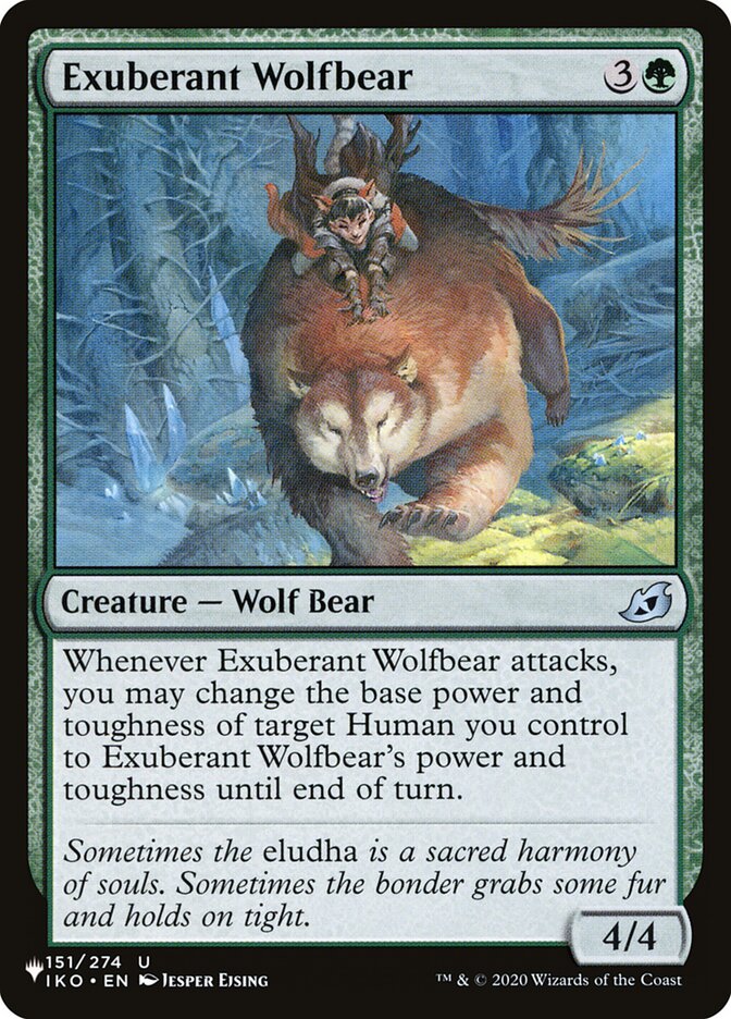 Exuberant Wolfbear [The List] | Exor Games New Glasgow