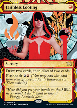 Faithless Looting (Foil Etched) [Strixhaven: Mystical Archive] | Exor Games New Glasgow