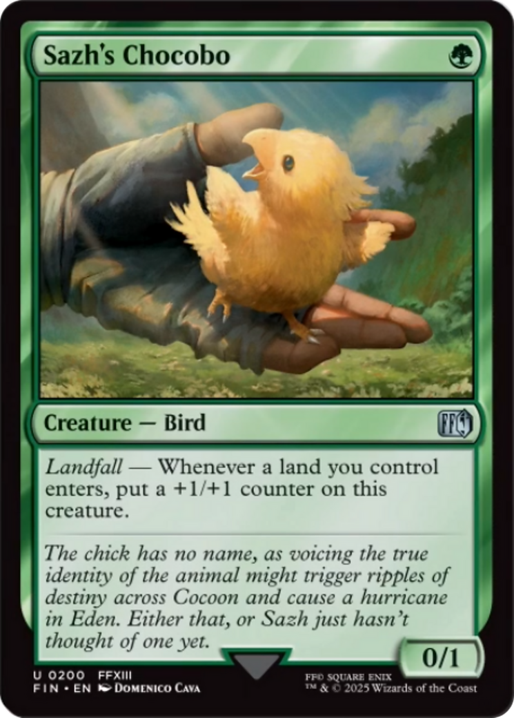 Sazh's Chocobo [FINAL FANTASY] | Exor Games New Glasgow