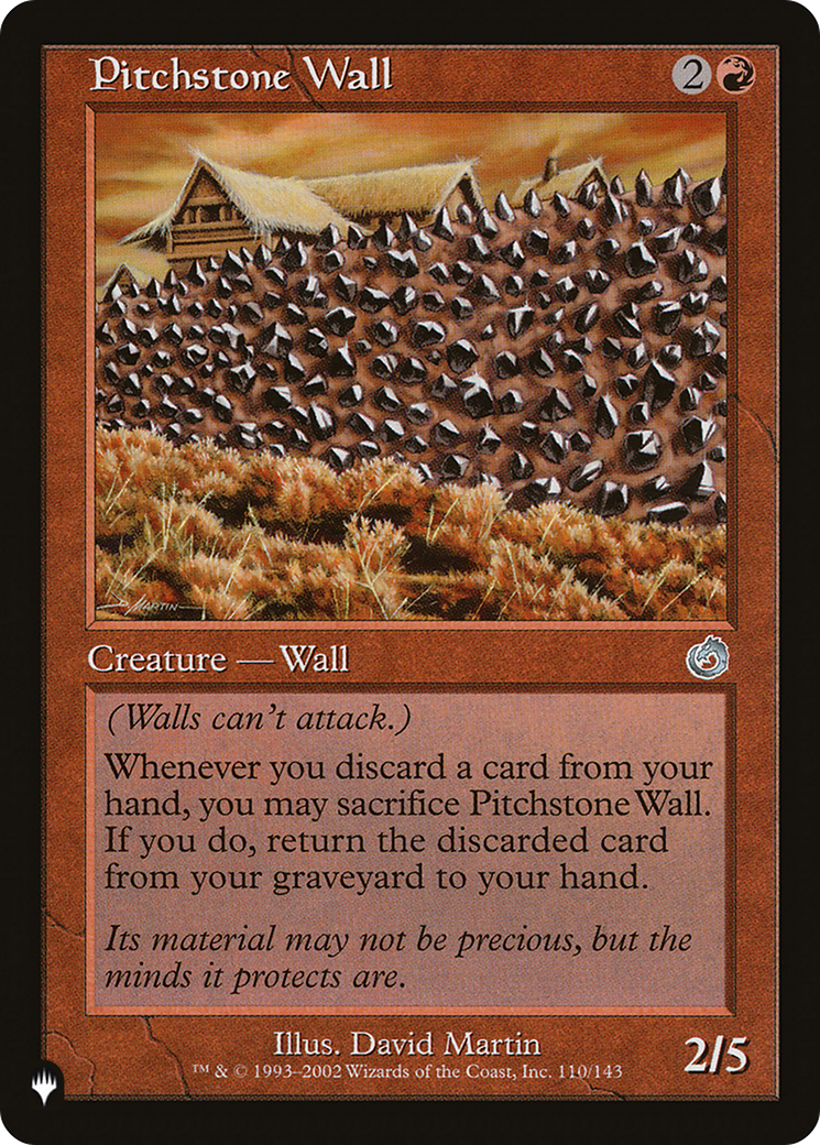 Pitchstone Wall [The List Reprints] | Exor Games New Glasgow