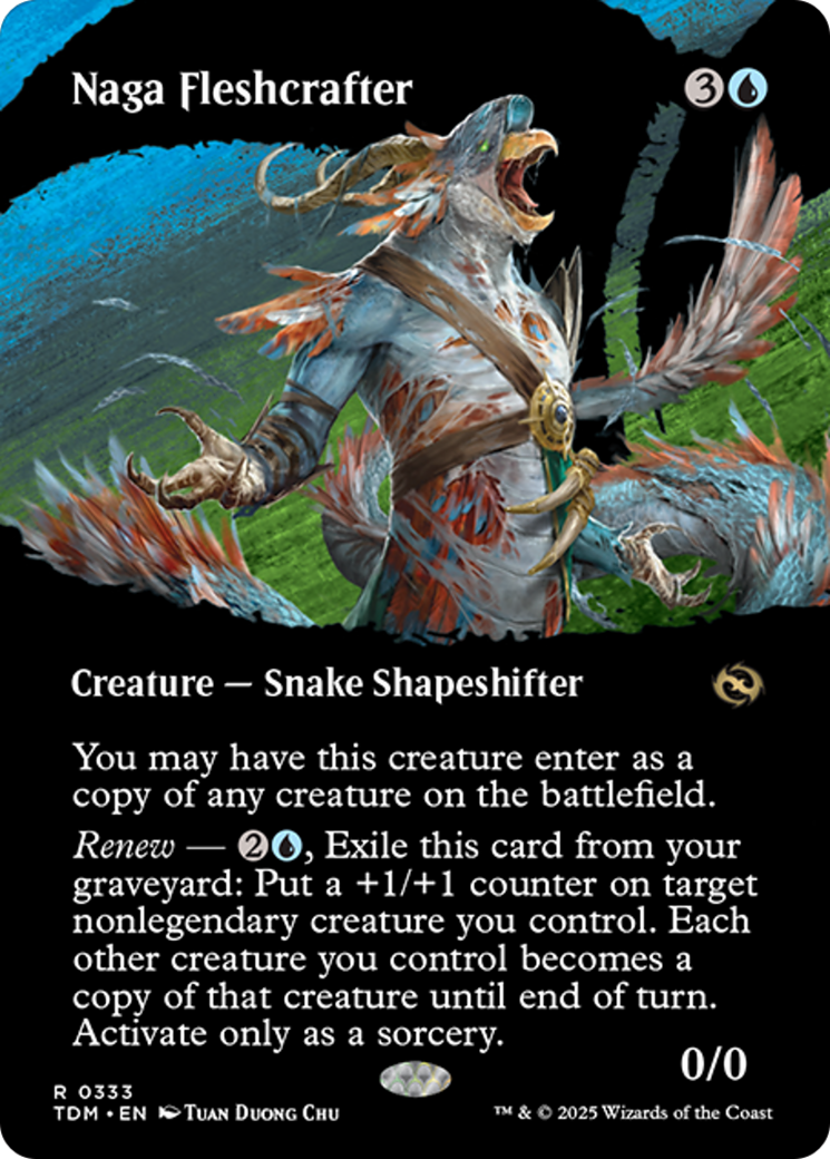 Naga Fleshcrafter (Borderless) [Tarkir: Dragonstorm] | Exor Games New Glasgow