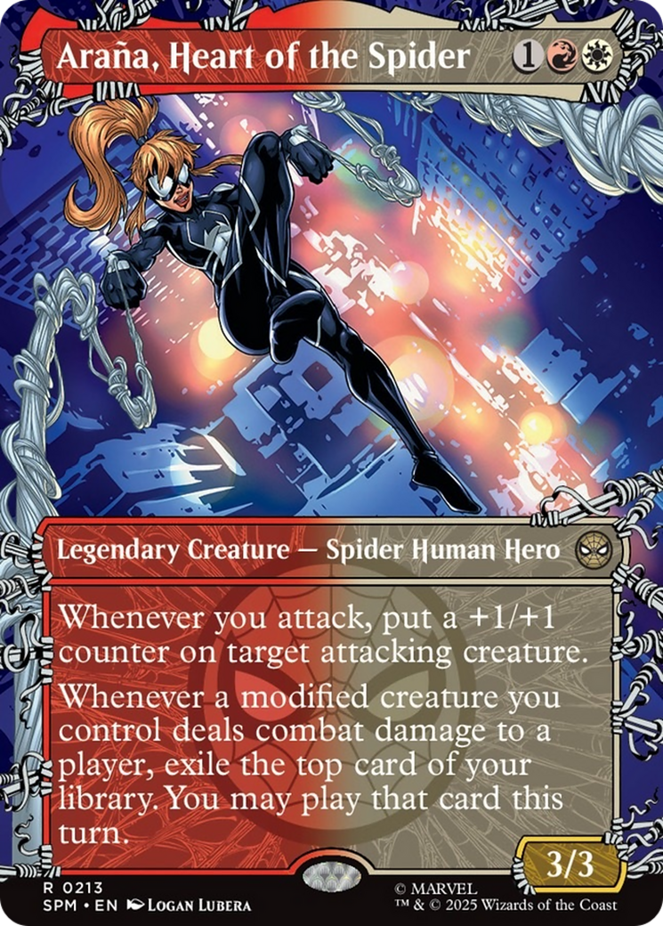 Arana, Heart of the Spider (Borderless) [Marvel's Spider-Man] | Exor Games New Glasgow