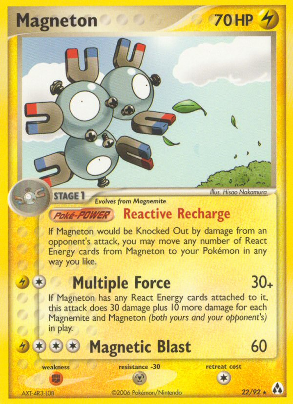 Magneton (22/92) [EX: Legend Maker] | Exor Games New Glasgow