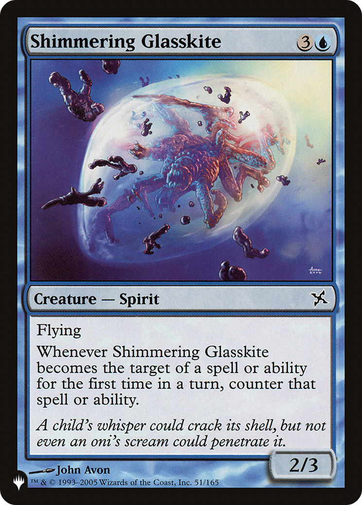 Shimmering Glasskite [The List Reprints] | Exor Games New Glasgow