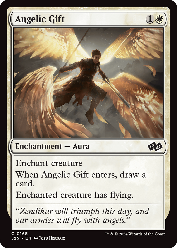 Angelic Gift [Foundations Jumpstart] | Exor Games New Glasgow